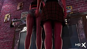 Bosses in Fashionbusiness E2 16 grope worker butts intensely. 3d anime hentai game action.