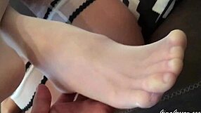 My beautiful legs on display with cute blonde teen charm in fetish style.