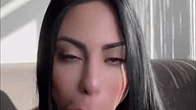 Preparing my pussy for a big toy, dirty talking while fingering myself