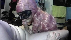 obedient stepdaughter helps stepdaddy with chores