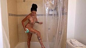 hot roommate spied in shower agrees to meet - coco bae johnny love