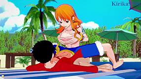 Nami long hair and nefertari vivi and monkey d luffy intense sex - one piece hentai