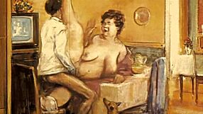 vintage erotic illustration with a seductive retro twist