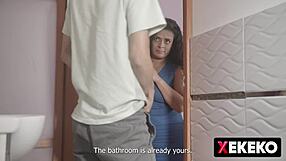 Latina Stepsister With Big Tits Seduces Peruvian In Doggystyle Riding And Cumshot