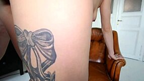 Inked Babe Melanie Tucker Sucks and Fucks in POV