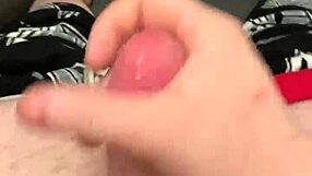 I quick jack off and cumshot before bed, oops