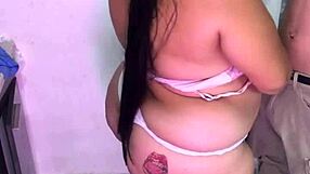 Stepmother dominates stepson in family setting