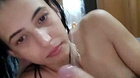 she gives a yummy blowjob after class in the classroom