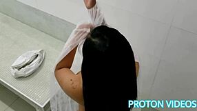 Fat nurse gets nailed during gyno exam at clinic