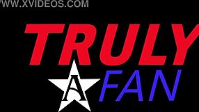 busty latina jasmine mendez masturbates in bed to her own porn with hitachi wand