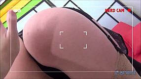 Olga Cabaeca's anal dildo fucking in homemade reality scene