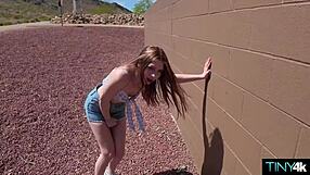 Myra moans as tight grip squeezes every drop from his balls