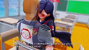 Seks hentai 3D brutal dalam dunia anime keadilan