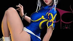 chun li real doll in anime hentai style