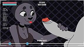 Furry heroes in animated porn compilation