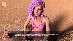 Through spacetime 47, I explore bent over doggystyle with big cock in game.