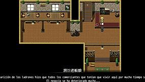 Japansk pige med store patter får monsterpik i Sword Art Online NTR