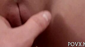 Roxy Lovette gives rough blowjob and sloppy oral in teen sex