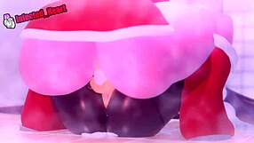 Amy šuká futa Rouge v divoký kreslený akci