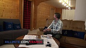 I had sex in the chalet with that hot blonde babe