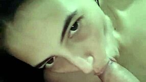 she gives a yummy blowjob after class in the classroom