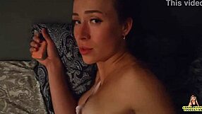 i'm watching this young student in a homemade missionary scene with a tattooed partner