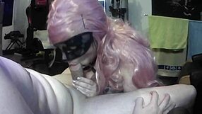 obedient stepdaughter helps stepdaddy with chores