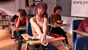 Watch my teacher's big ass in class! 3D hentai fun!