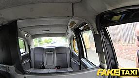 Fake taxi stunning romanian with perfect tits gets taxi facial