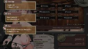branded azel says, 'i'm a horny adventurer prostituting for big cocks in hentai gameplay'
