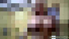 so wet from cum eating