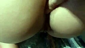 Safada gives blowjob to her husband and interracial guy, gets facial cumshot