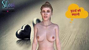 Crossdressing beauty in threesome in Hindi audio sex story