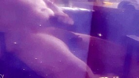 Check out this chubby gay guy in panties masturbating