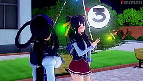 Akeno surprises you with hs dxd ntr madness full movie fantasy