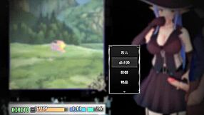 My sister gives a blowjob under the counter at work