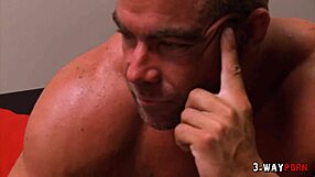 Tory Lane in a roleplay with husband and another man