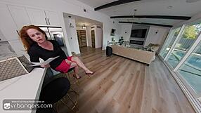 Stepdaddy Intensely Bangs Bent Over Teen Macy Meadows in Nature