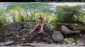 Ana Molly And Belle Finger Shaved Pussies To Climax Outdoors!