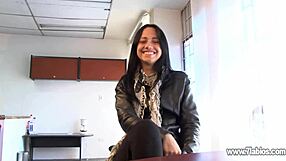 colombian latina actress in hardcore webcam casting interview