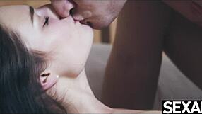 Snowed-in lovers share blowjobs and cowgirl rides