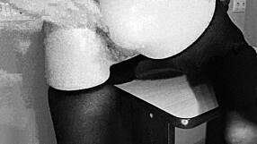 secretary climbs onto boss for annual prize 😏