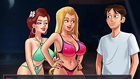 Summertime Saga: Bent Over For Shaved Pussy Doggystyle?