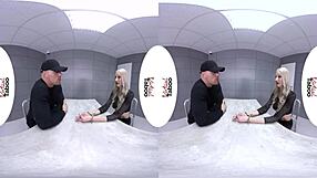 blonde fucks for freedom in taboo pov blowjob