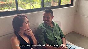 sexy real estate agent bangs clients for deal