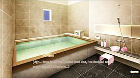 Hey, check out this secret kiss in anime hentai, so sweet and tender