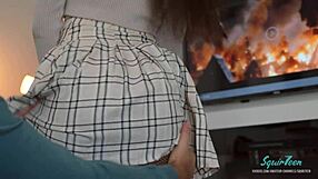 Extra Small 18+ Stepsister Gets Fucked Hard To Go For A Walk