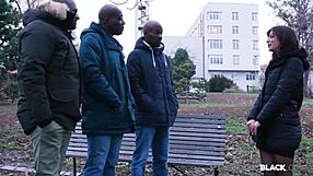 Privateblack silvia soprano chugs three dark dicks in orgy facial