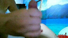 she helps him with a handjob as a gift