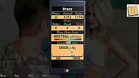 Blonde chick with big tits in Being a Dik 5